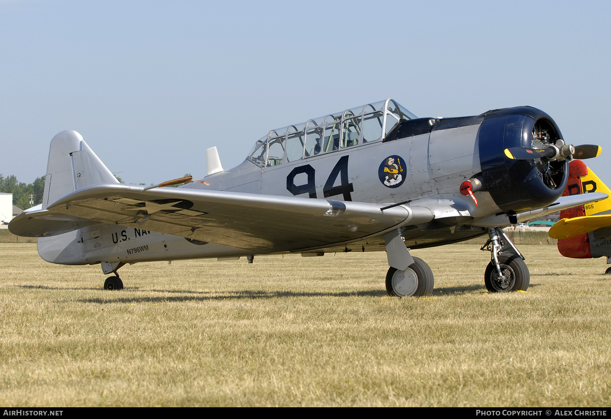 Aircraft Photo of N796WM | North American AT-6D Texan | USA - Navy | AirHistory.net #137777