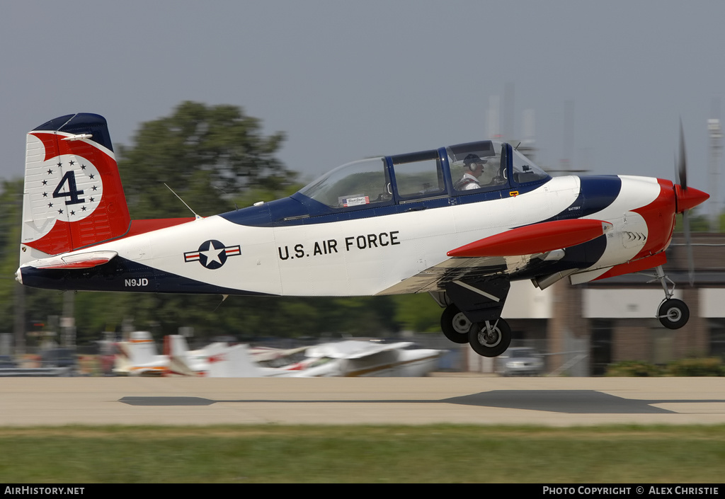 Aircraft Photo of N9JD | Beech T-34A Mentor (45) | USA - Air Force | AirHistory.net #137813