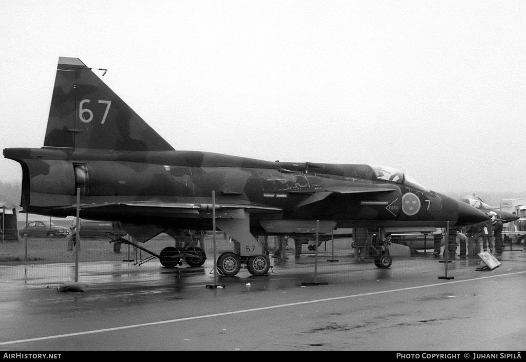 Aircraft Photo of 37067 | Saab AJ37 Viggen | Sweden - Air Force | AirHistory.net #137815