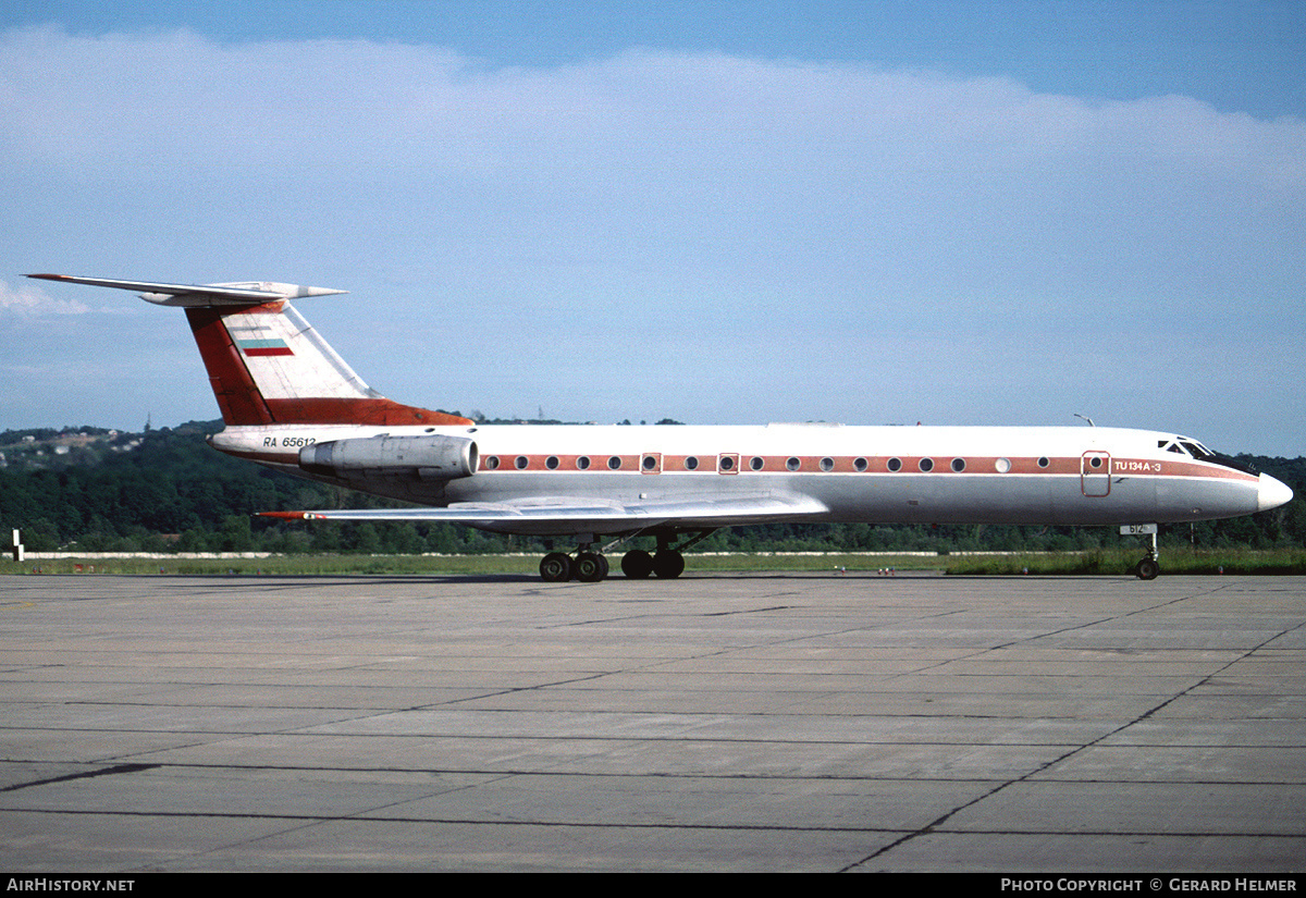 Aircraft Photo of RA-65612 | Tupolev Tu-134A-3 | AirHistory.net #137825