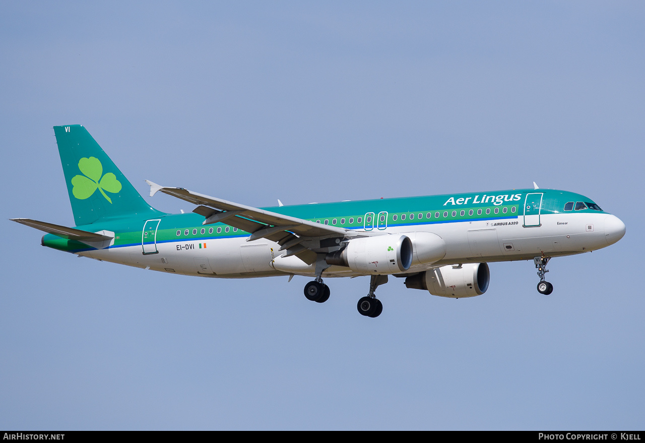 Aircraft Photo of EI-DVI | Airbus A320-214 | Aer Lingus | AirHistory.net #137838