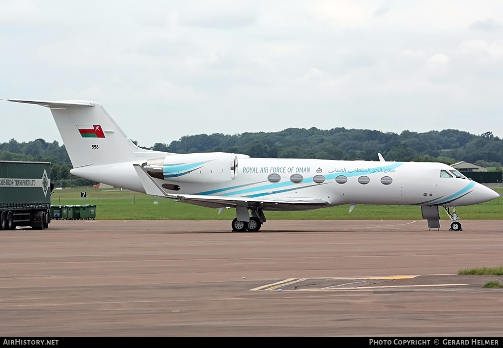 Aircraft Photo of 558 | Gulfstream Aerospace G-IV Gulfstream IV | Oman - Air Force | AirHistory.net #137839