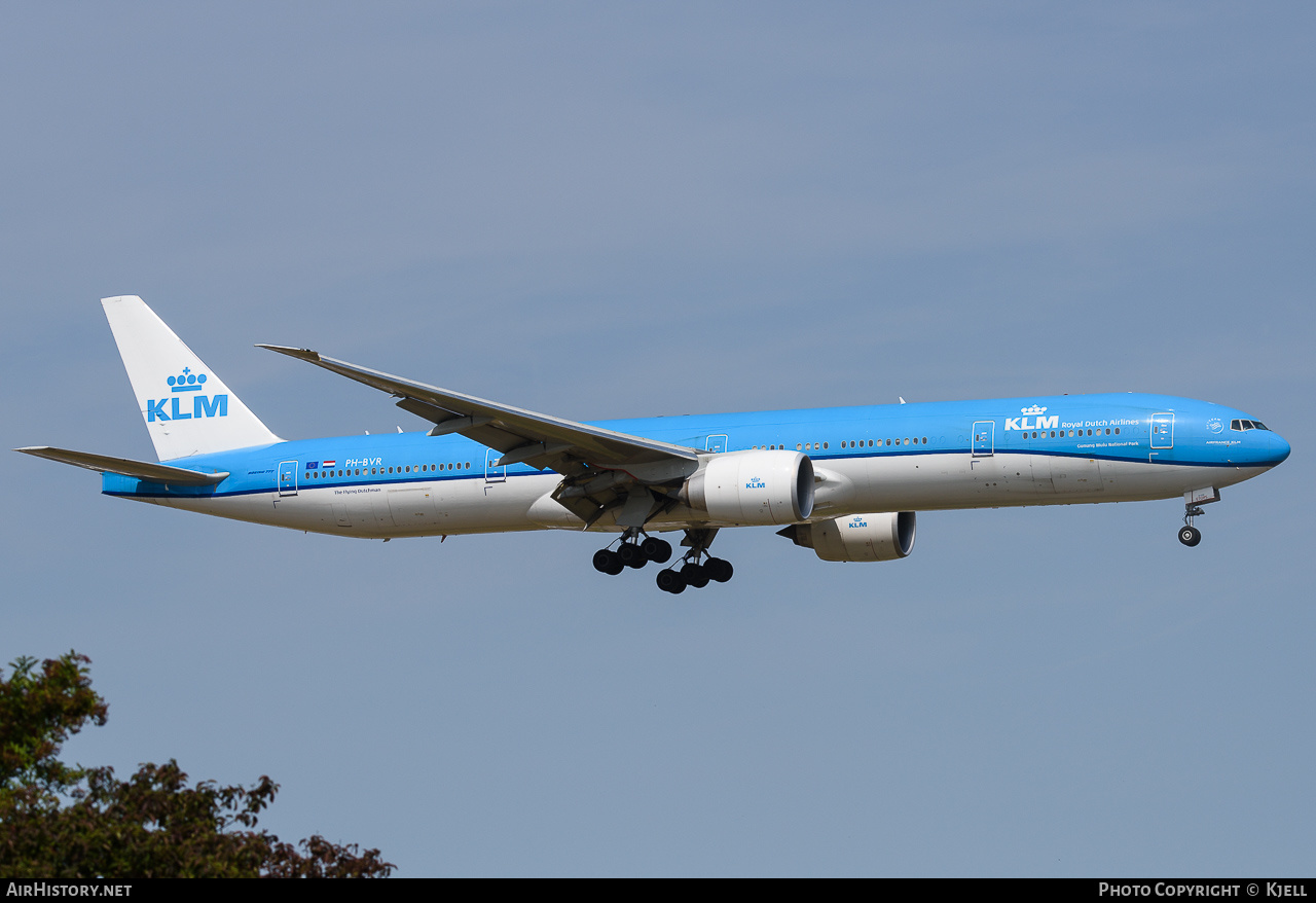 Aircraft Photo of PH-BVR | Boeing 777-306/ER | KLM - Royal Dutch Airlines | AirHistory.net #137842