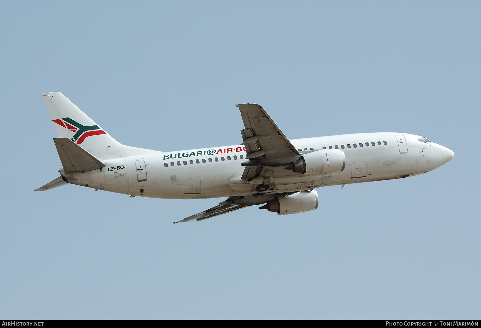Aircraft Photo of LZ-BOJ | Boeing 737-3L9 | Bulgaria Air | AirHistory.net #137855