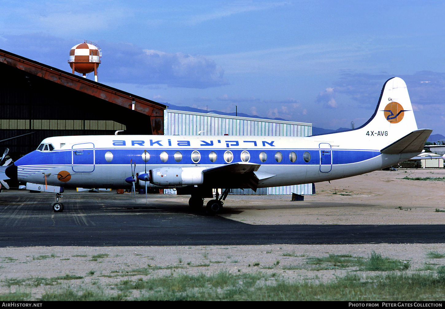 Aircraft Photo of 4X-AVG | Vickers 831 Viscount | Arkia Israeli Airlines | AirHistory.net #137862