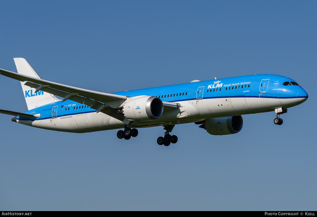 Aircraft Photo of PH-BHI | Boeing 787-9 Dreamliner | KLM - Royal Dutch Airlines | AirHistory.net #137887