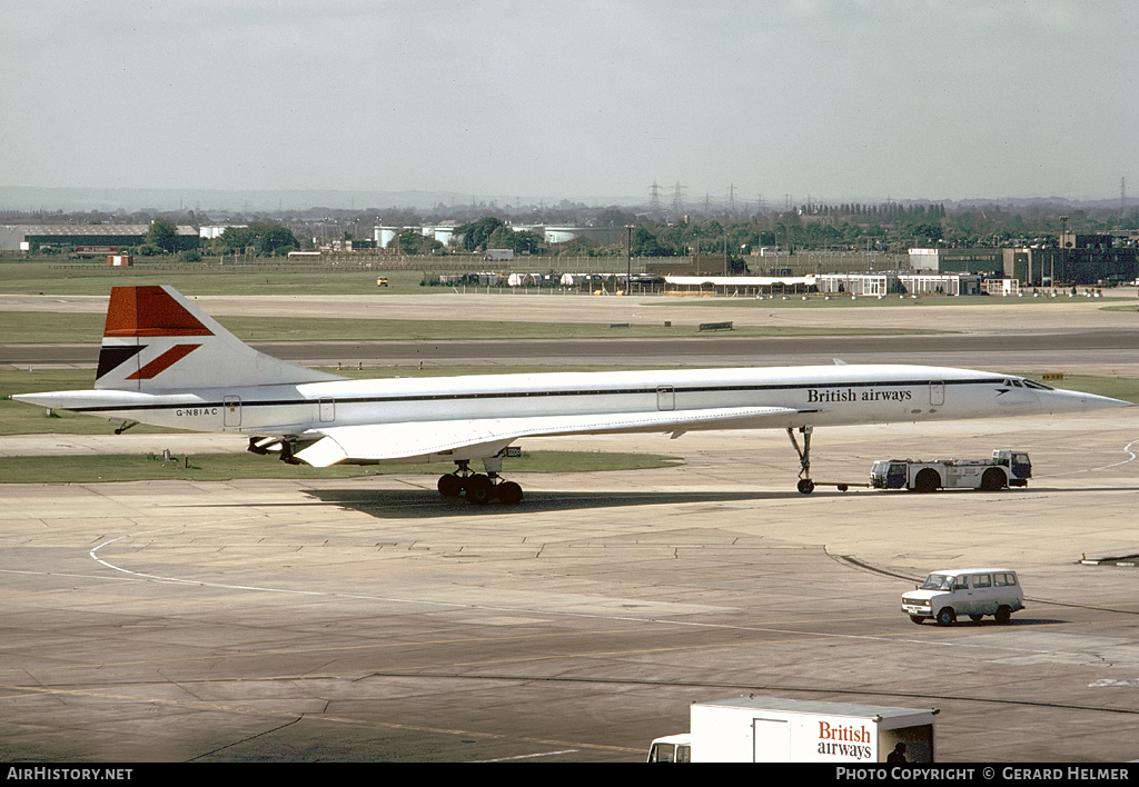 Aircraft Photo of G-N81AC | Aerospatiale-BAC Concorde 102 | British Airways | AirHistory.net #137888