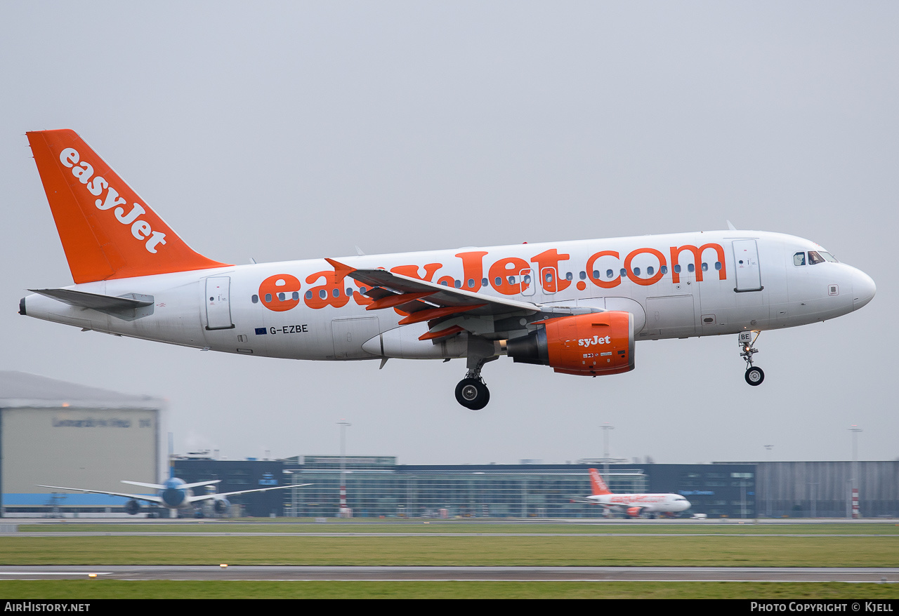 Aircraft Photo of G-EZBE | Airbus A319-111 | EasyJet | AirHistory.net #137916