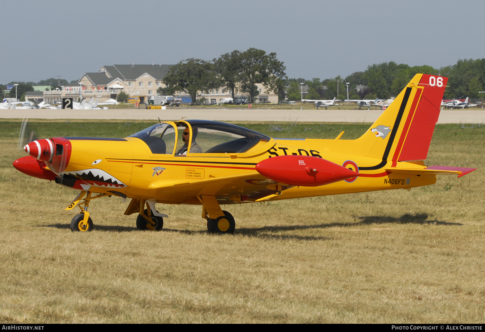 Aircraft Photo of N406FD / ST-06 | SIAI-Marchetti SF-260D | Belgium - Air Force | AirHistory.net #137919