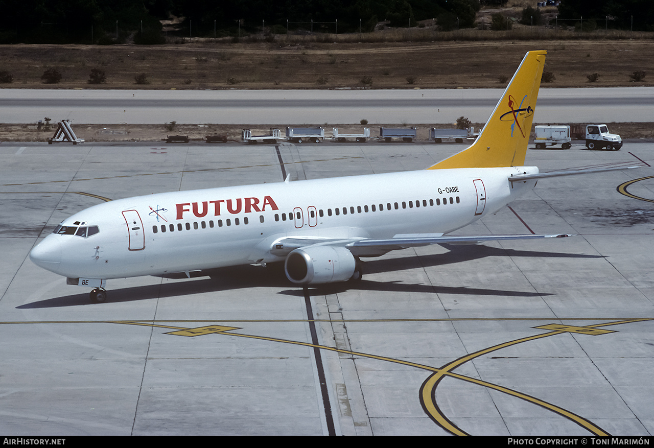 Aircraft Photo of G-OABE | Boeing 737-4Y0 | Futura International Airways | AirHistory.net #137948