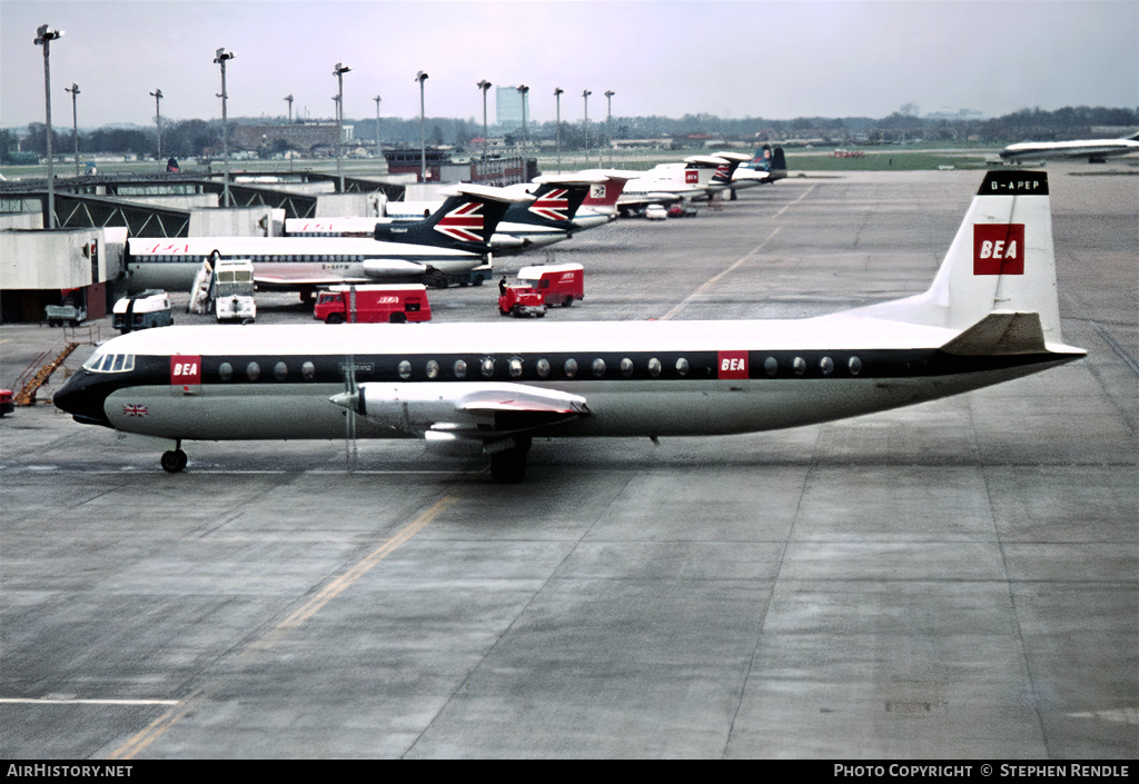 Aircraft Photo of G-APEP | Vickers 953 Vanguard | BEA - British European Airways | AirHistory.net #137964