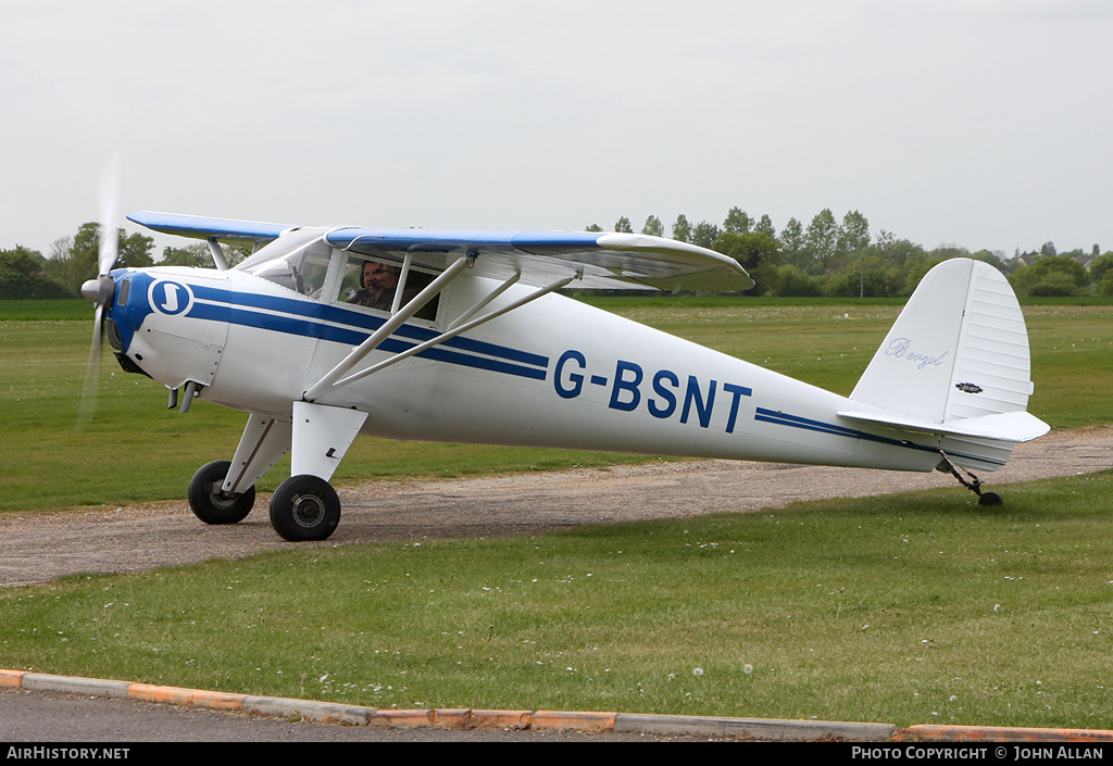 Aircraft Photo of G-BSNT | Luscombe 8A Silvaire | AirHistory.net #137982