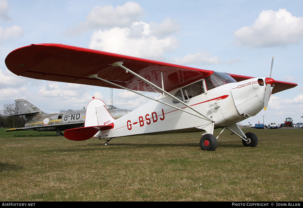 Aircraft Photo of G-BSDJ | Piper J-4E Cub Coupe | AirHistory.net #137992