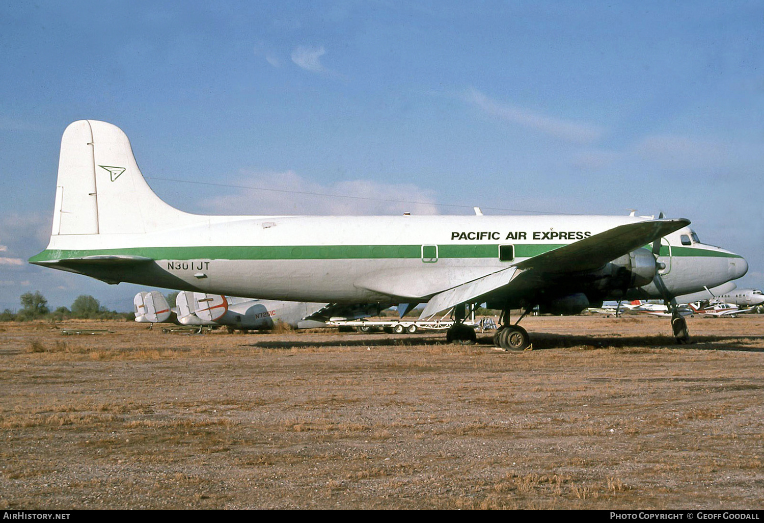 Aircraft Photo of N301JT | Douglas C-54B Skymaster | Pacific Air Express | AirHistory.net #138027