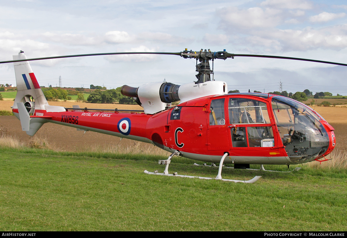 Aircraft Photo of G-DMSS / XW858 | Aerospatiale SA-341D Gazelle HT3 | UK - Air Force | AirHistory.net #138077