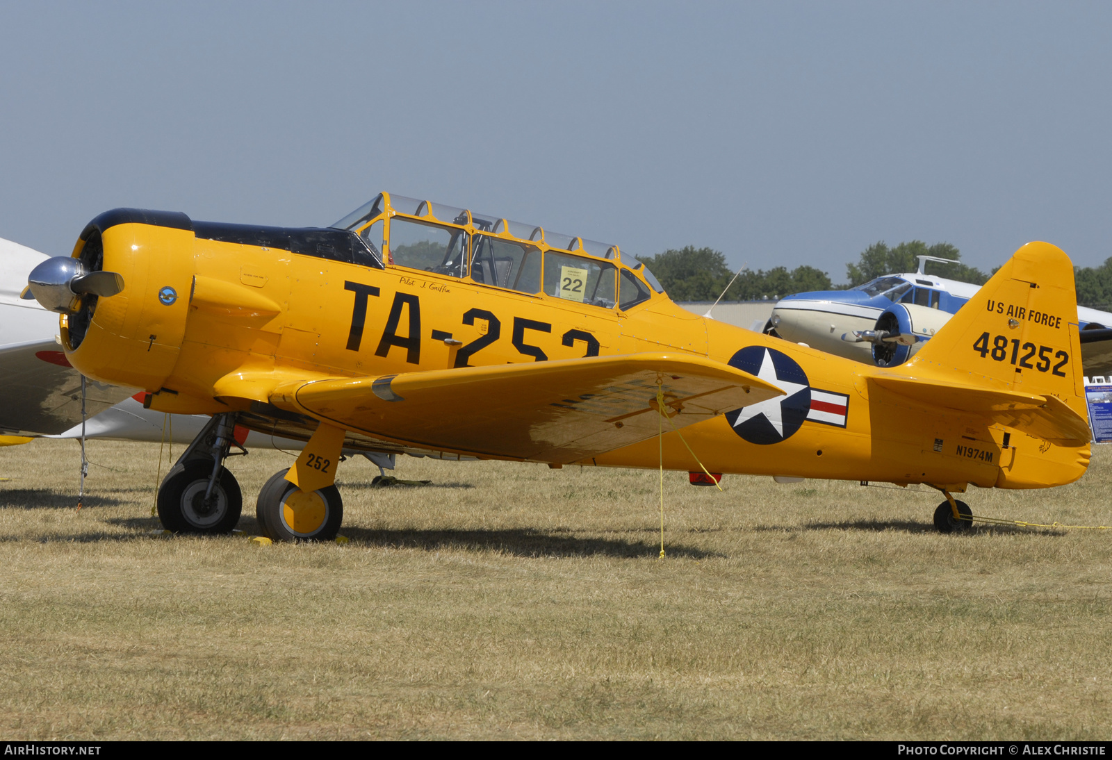Aircraft Photo of N1974M / 481252 | North American AT-6D Texan | USA - Air Force | AirHistory.net #138135