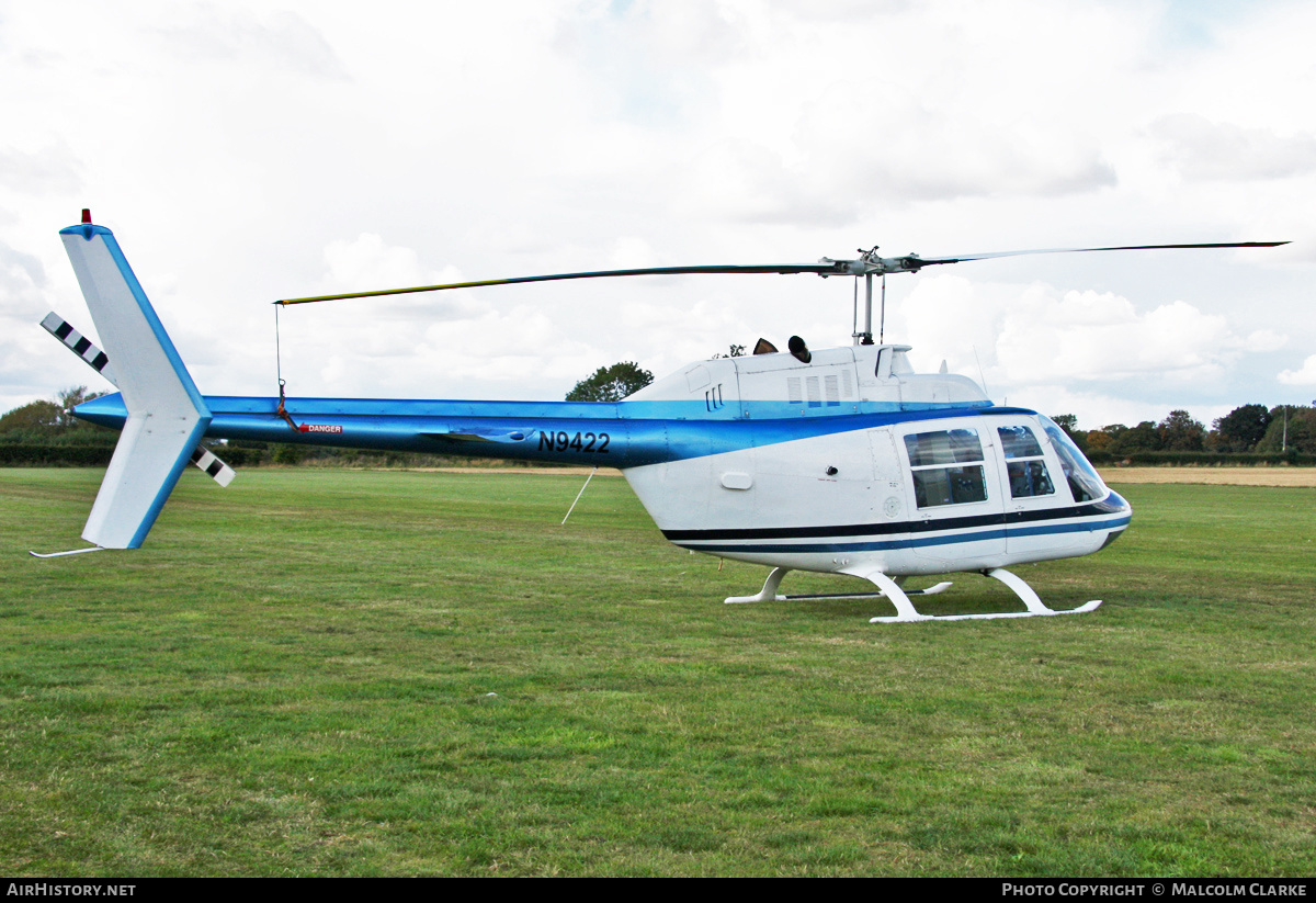 Aircraft Photo of N9422 | Bell 206A JetRanger | AirHistory.net #138136