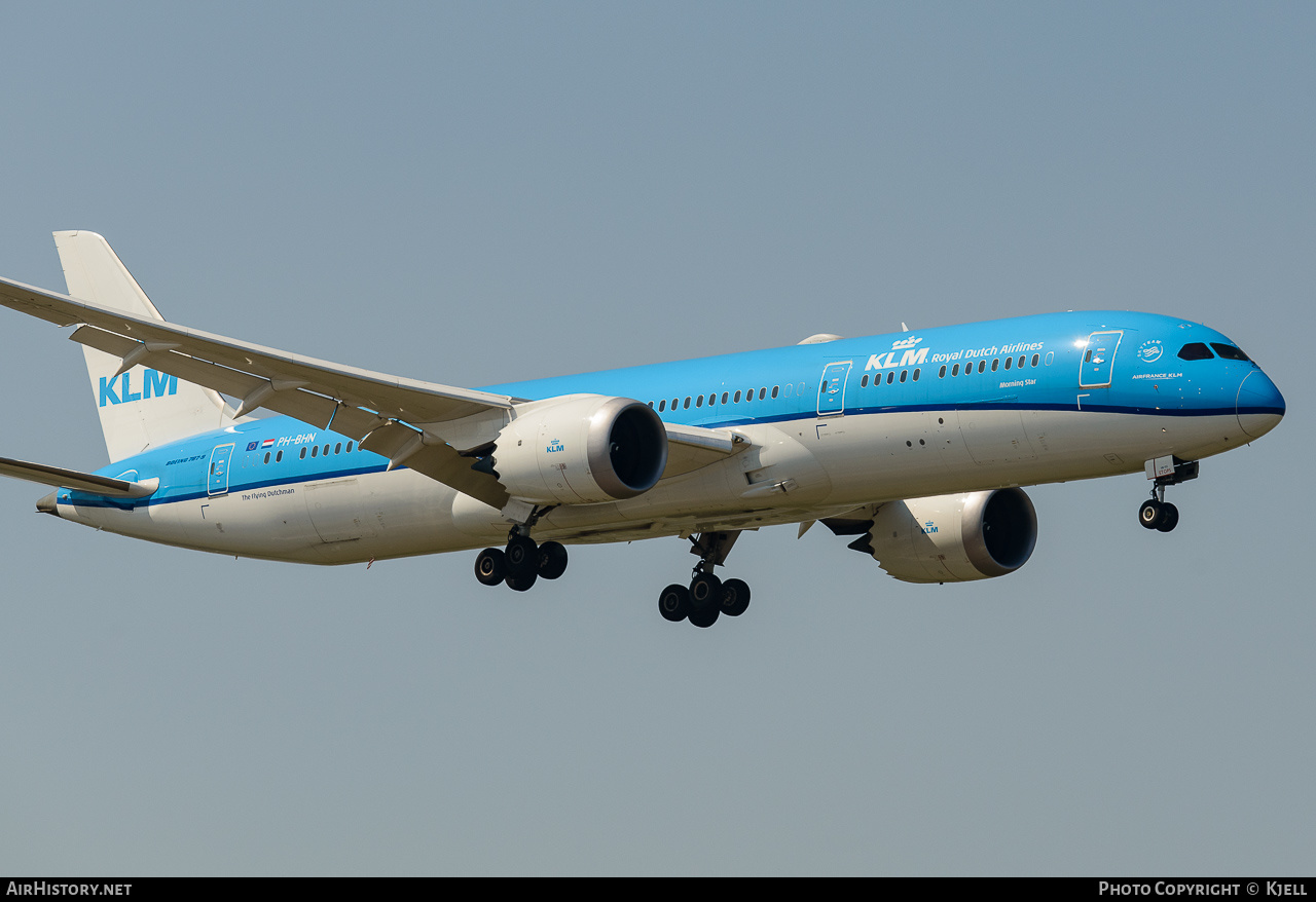 Aircraft Photo of PH-BHN | Boeing 787-9 Dreamliner | KLM - Royal Dutch Airlines | AirHistory.net #138171