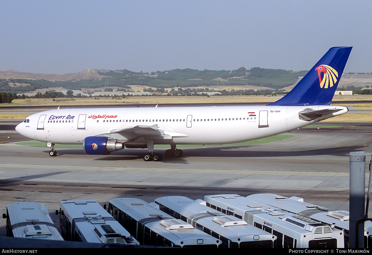 Aircraft Photo of SU-GAV | Airbus A300B4-622R | EgyptAir | AirHistory.net #138189