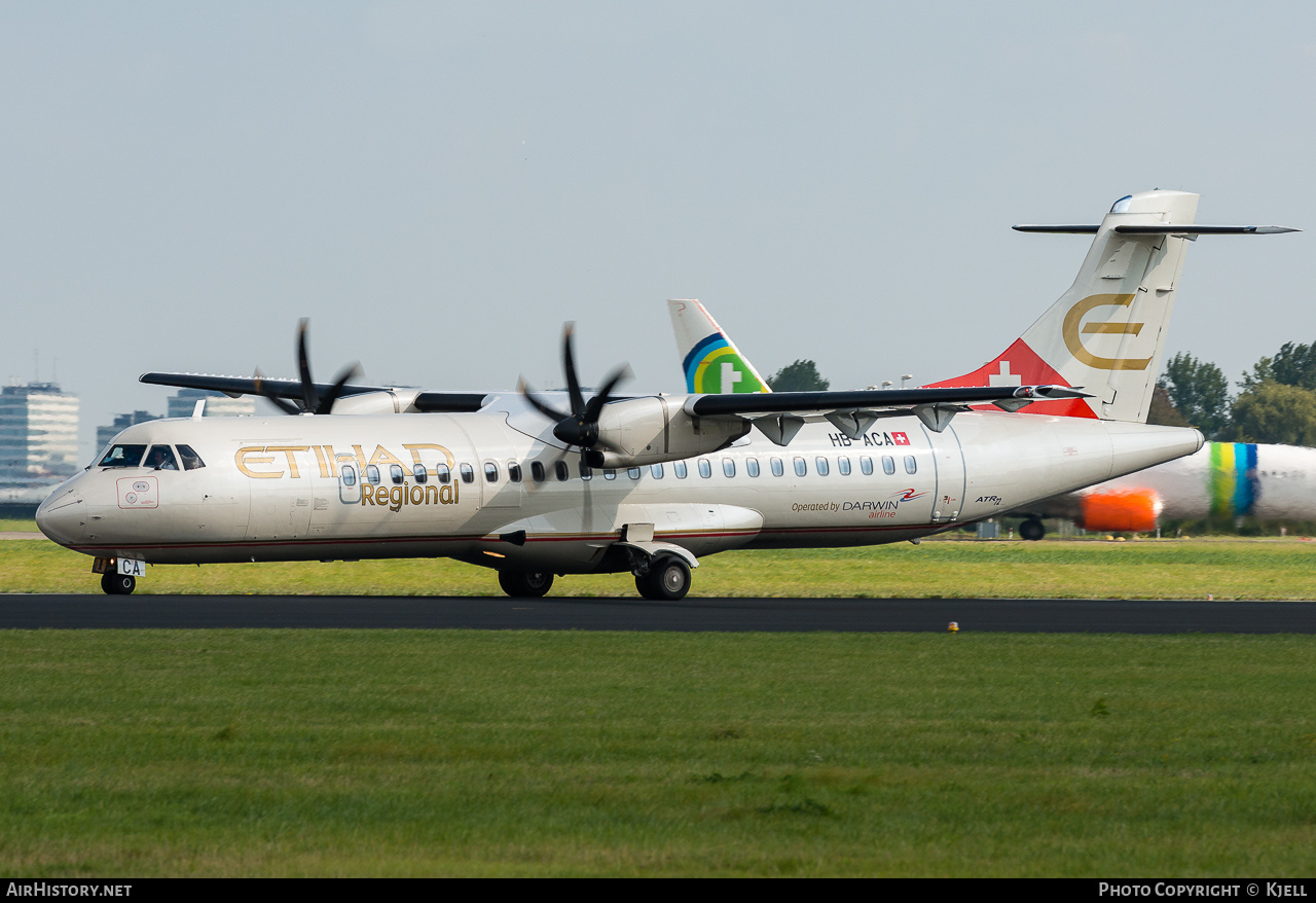 Aircraft Photo of HB-ACA | ATR ATR-72-500 (ATR-72-212A) | Etihad Regional | AirHistory.net #138200