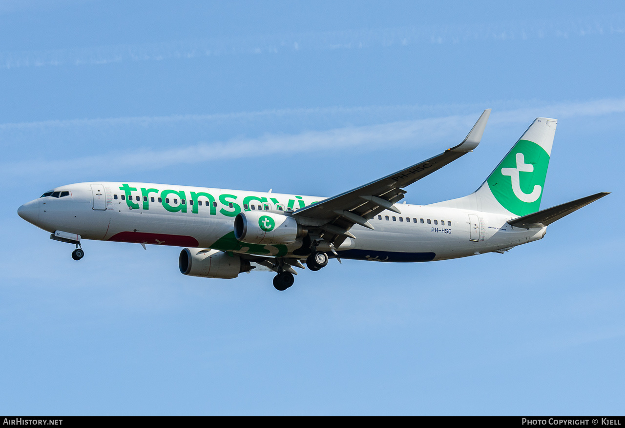 Aircraft Photo of PH-HSC | Boeing 737-8K2 | Transavia | AirHistory.net #138218