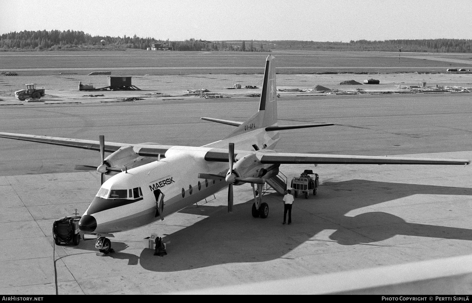 Aircraft Photo of OY-APA | Fokker F27-500 Friendship | Maersk Air | AirHistory.net #138239