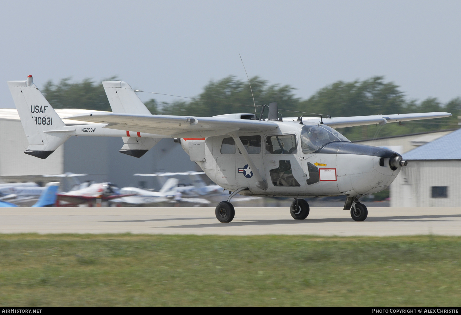 Aircraft Photo of N5259W / 68-10831 | Cessna O-2A Super Skymaster | USA - Air Force | AirHistory.net #138272