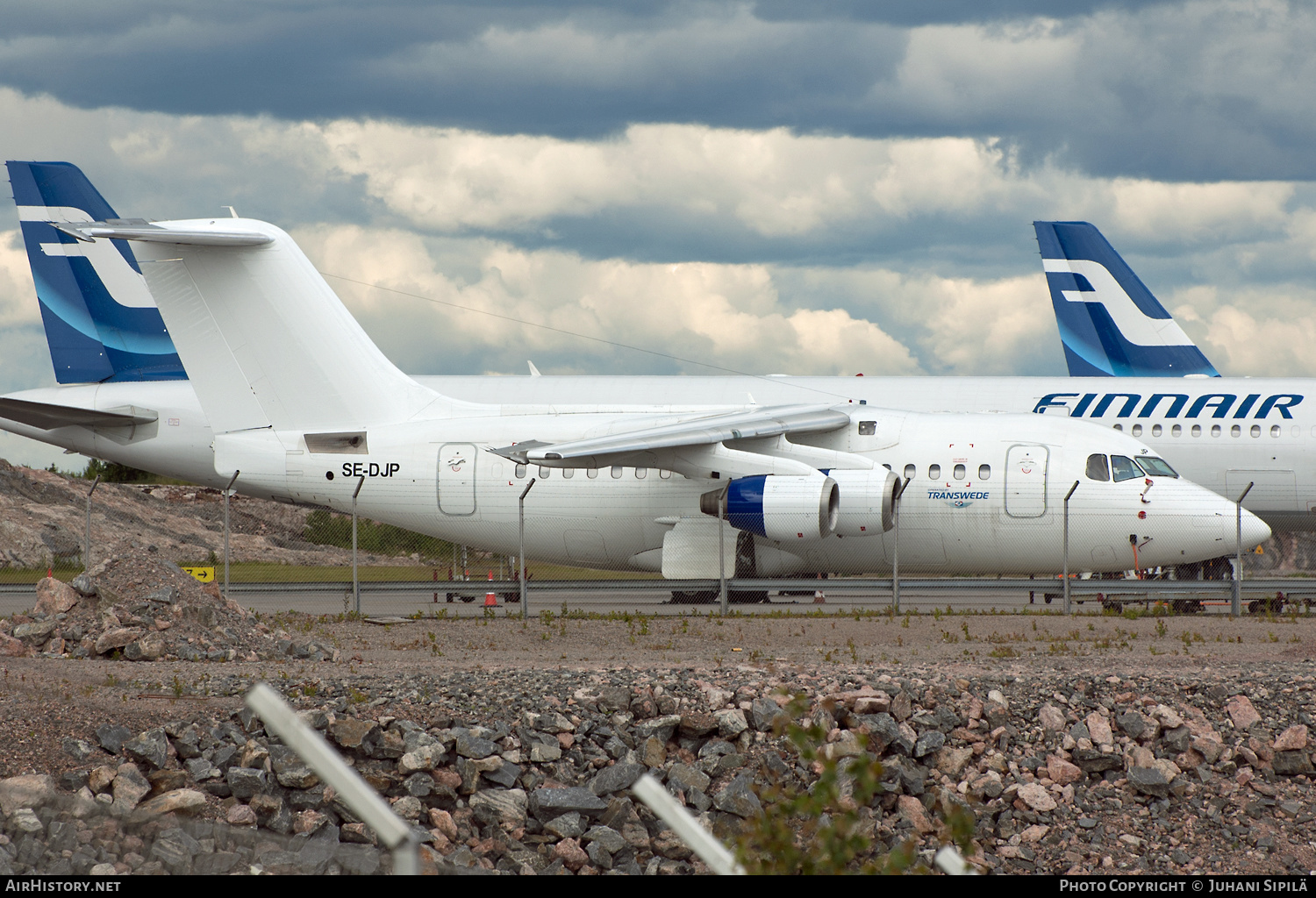 Aircraft Photo of SE-DJP | British Aerospace Avro 146-RJ70 | Transwede Airways | AirHistory.net #138280