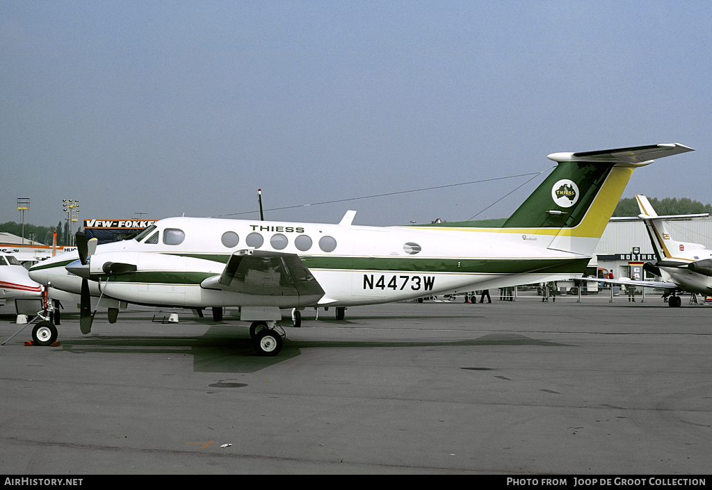 Aircraft Photo of N4473W | Beech 200 Super King Air | Thiess Contractors | AirHistory.net #138293