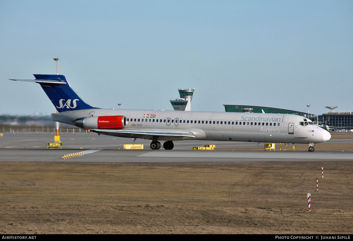 Aircraft Photo of SE-DIU | McDonnell Douglas MD-87 (DC-9-87) | Scandinavian Airlines - SAS | AirHistory.net #138296