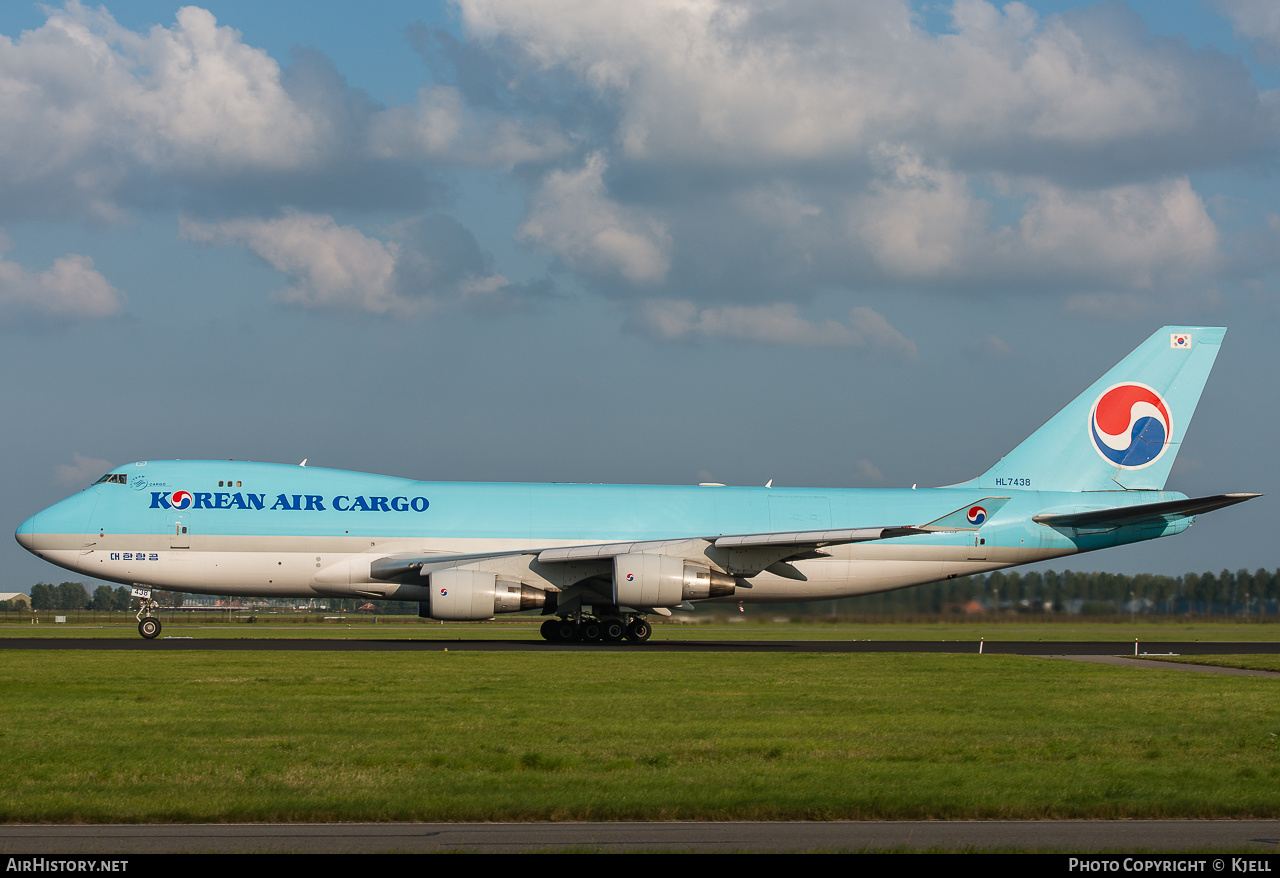 Aircraft Photo of HL7438 | Boeing 747-4B5F/ER/SCD | Korean Air Cargo | AirHistory.net #138298