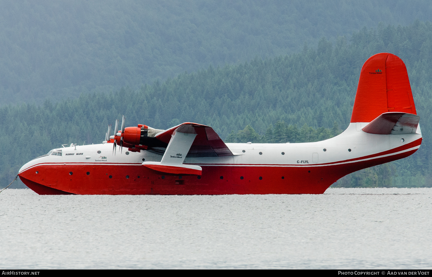 Aircraft Photo of C-FLYL | Martin JRM-3/AT Mars | TimberWest | AirHistory.net #138335