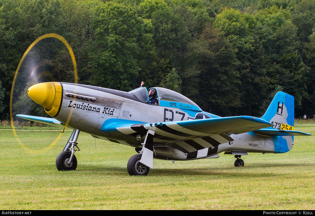 Aircraft Photo of N6328T / 473254 | North American P-51D Mustang | Heinz Aero | USA - Air Force | AirHistory.net #138351