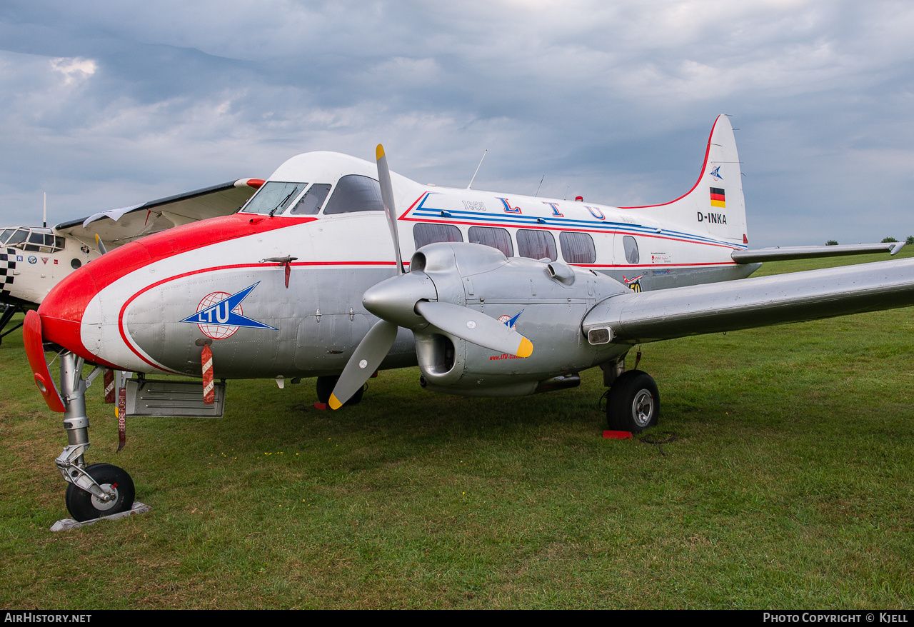 Aircraft Photo of D-INKA | De Havilland D.H. 104 Dove 8 | LTU - Lufttransport-Unternehmen | AirHistory.net #138360