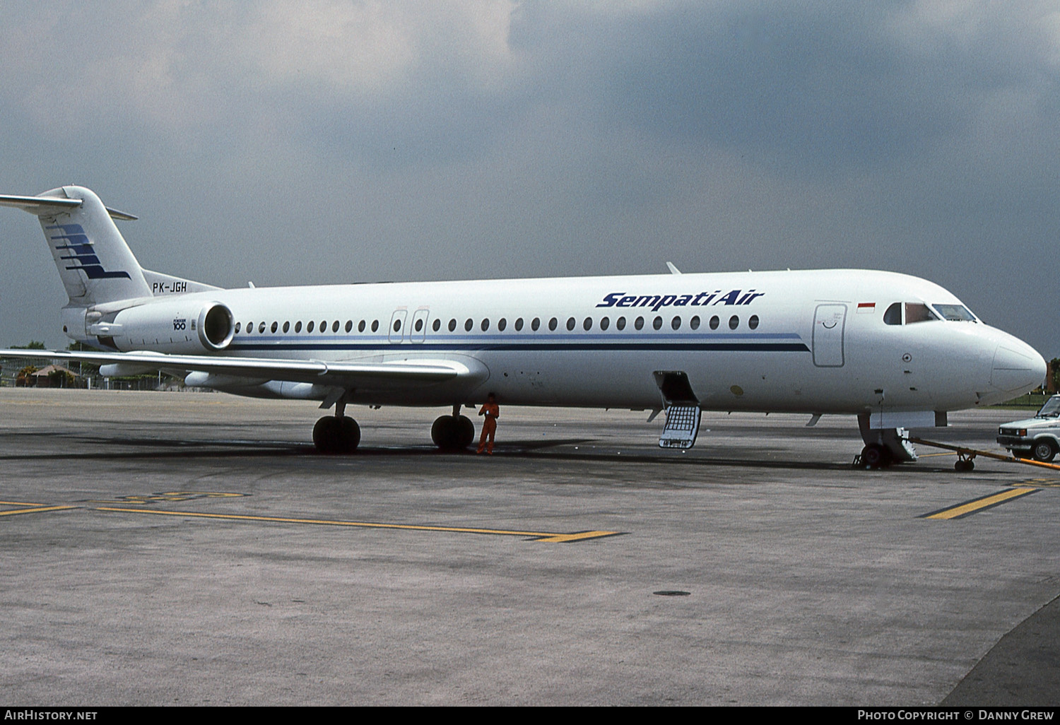 Aircraft Photo of PK-JGH | Fokker 100 (F28-0100) | Sempati Air | AirHistory.net #138404