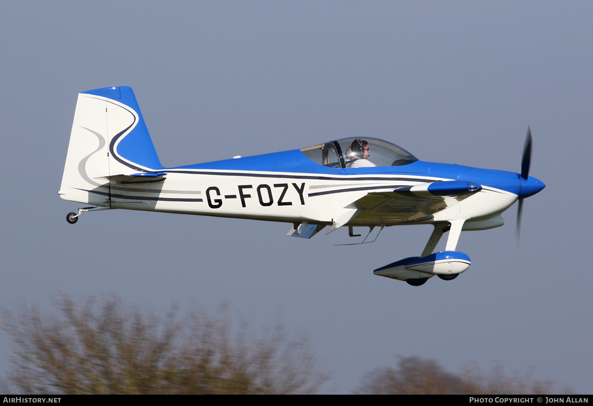 Aircraft Photo of G-FOZY | Van's RV-7 | AirHistory.net #138407