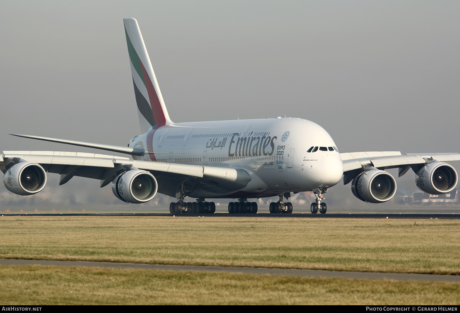 Aircraft Photo of A6-EEA | Airbus A380-861 | Emirates | AirHistory.net #138408