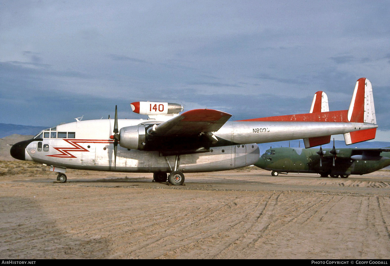 Aircraft Photo of N8093 | Fairchild C-119G(AT) Flying Boxcar | Hawkins & Powers Aviation | AirHistory.net #138429