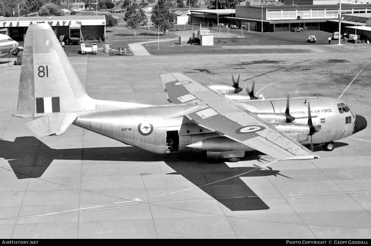 Aircraft Photo of A97-181 | Lockheed C-130E Hercules (L-382) | Australia - Air Force | AirHistory.net #138431