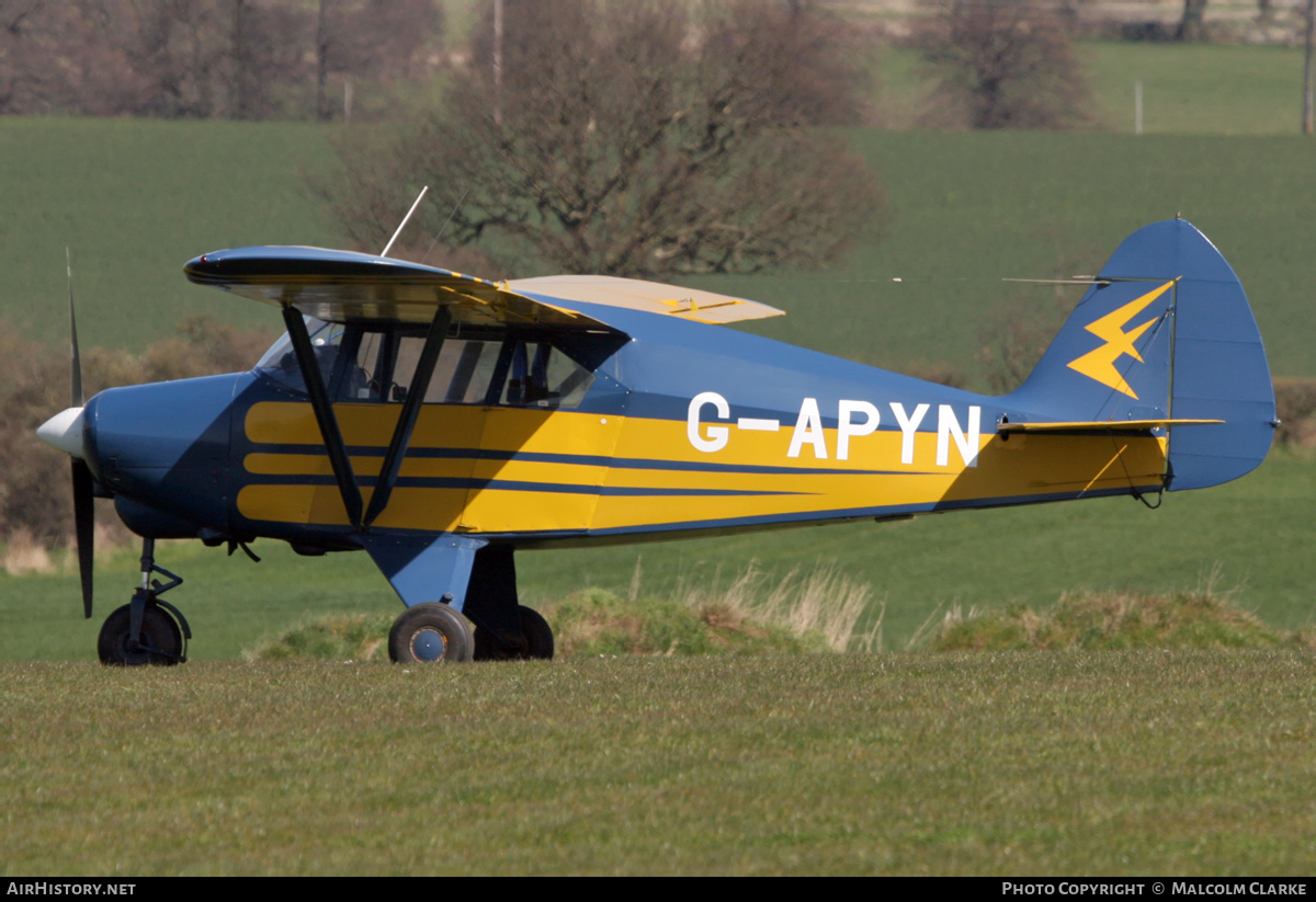 Aircraft Photo of G-APYN | Piper PA-22-160 Tri-Pacer | AirHistory.net #138444