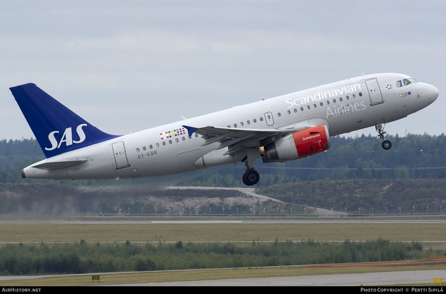Aircraft Photo of OY-KBR | Airbus A319-131 | Scandinavian Airlines - SAS | AirHistory.net #138448