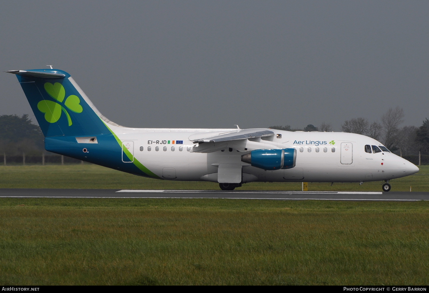 Aircraft Photo of EI-RJD | British Aerospace Avro 146-RJ85 | Aer Lingus | AirHistory.net #138480