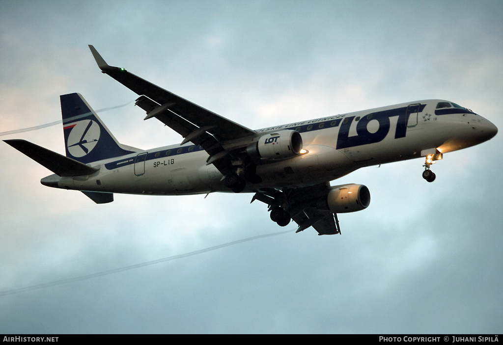 Aircraft Photo of SP-LIB | Embraer 175LR (ERJ-170-200LR) | LOT Polish Airlines - Polskie Linie Lotnicze | AirHistory.net #138511