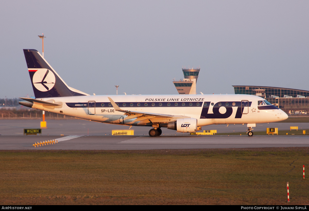 Aircraft Photo of SP-LDE | Embraer 170LR (ERJ-170-100LR) | LOT Polish Airlines - Polskie Linie Lotnicze | AirHistory.net #138529