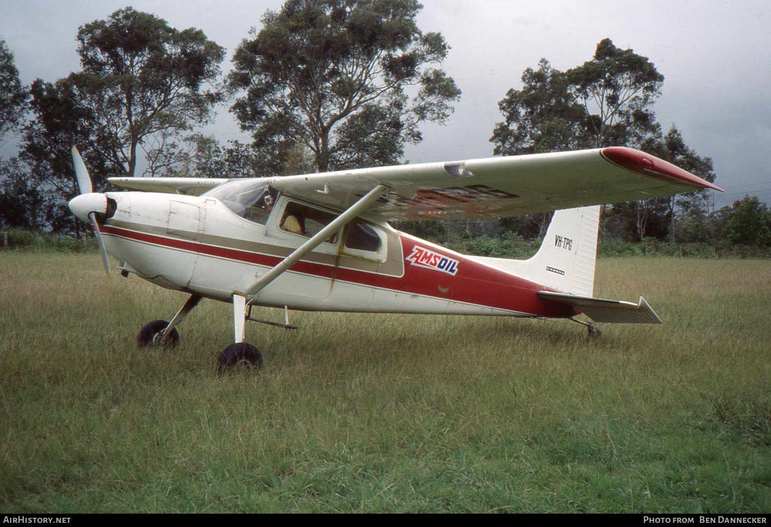 Aircraft Photo of VH-TPG | Cessna 180B | Amsoil | AirHistory.net #138570