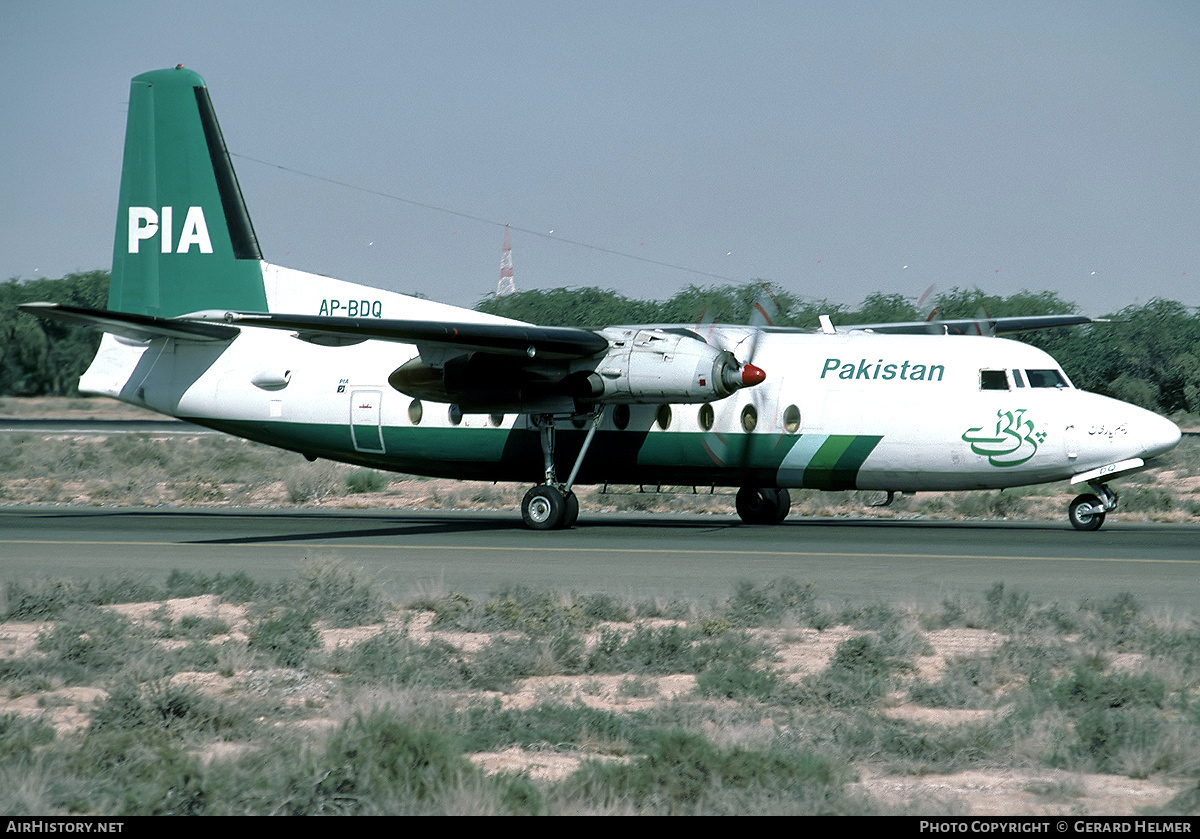 Aircraft Photo of AP-BDQ | Fokker F27-200 Friendship | Pakistan International Airlines - PIA | AirHistory.net #138588