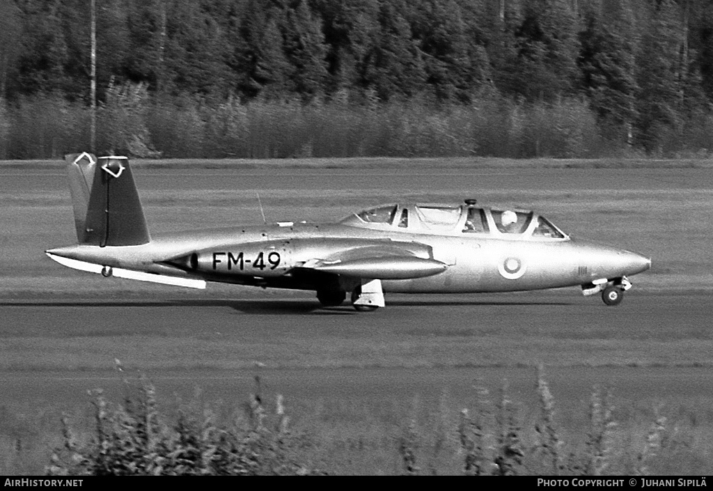 Aircraft Photo of FM-49 | Fouga CM-170R Magister | Finland - Air Force | AirHistory.net #138632