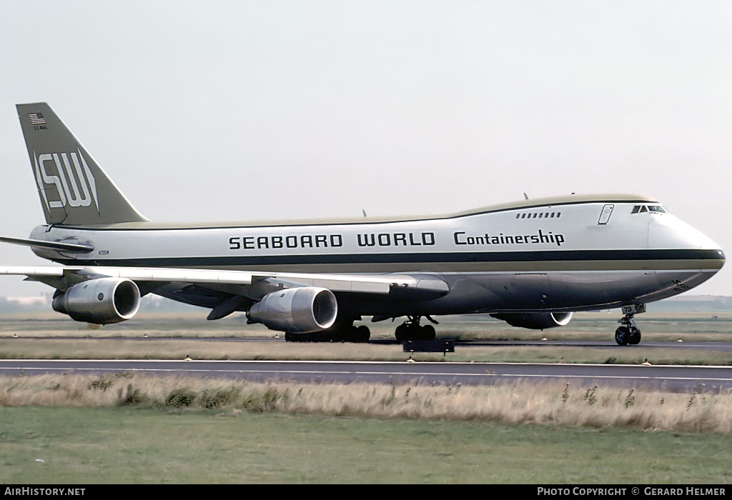 Aircraft Photo of N701SW | Boeing 747-245F/SCD | Seaboard World Airlines | AirHistory.net #138638