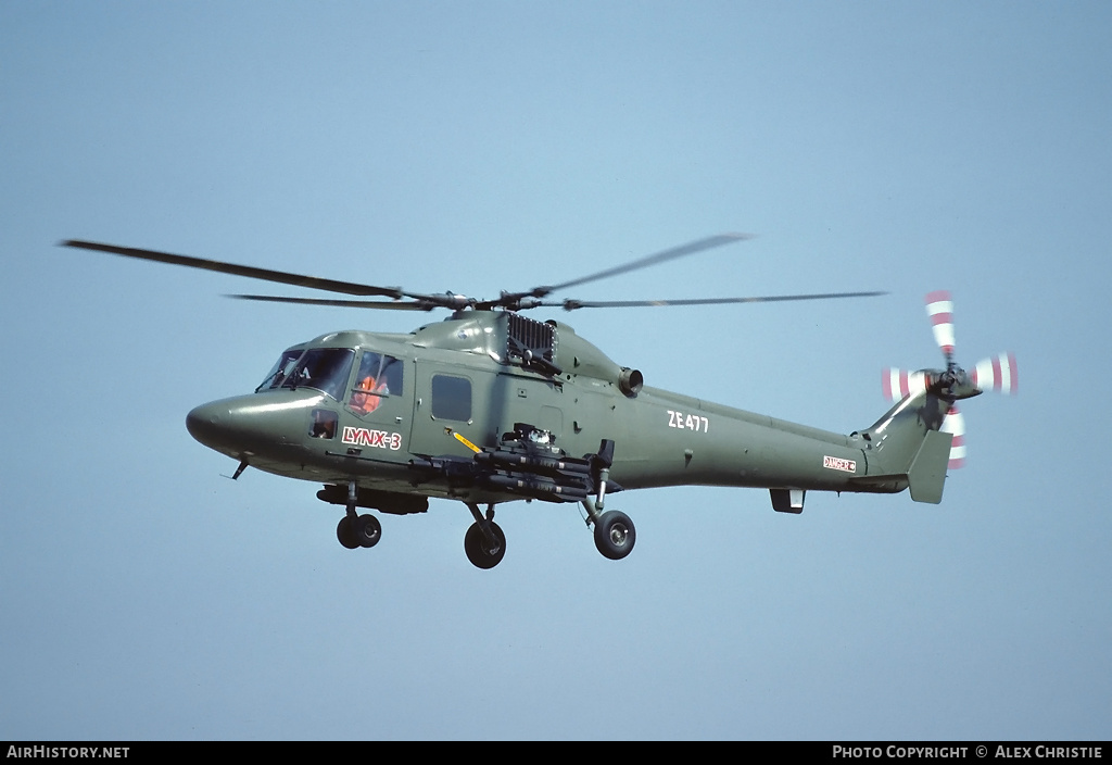 Aircraft Photo of ZE477 | Westland WG-13 Lynx 3 | UK - Air Force | AirHistory.net #138655