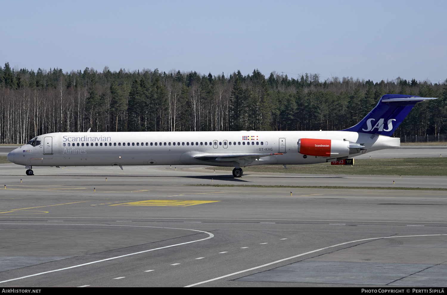 Aircraft Photo of OY-KHG | McDonnell Douglas MD-82 (DC-9-82) | Scandinavian Airlines - SAS | AirHistory.net #138659